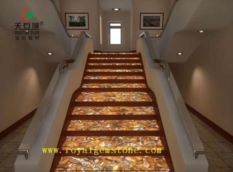 TSC-B12原色玛瑙楼梯地板